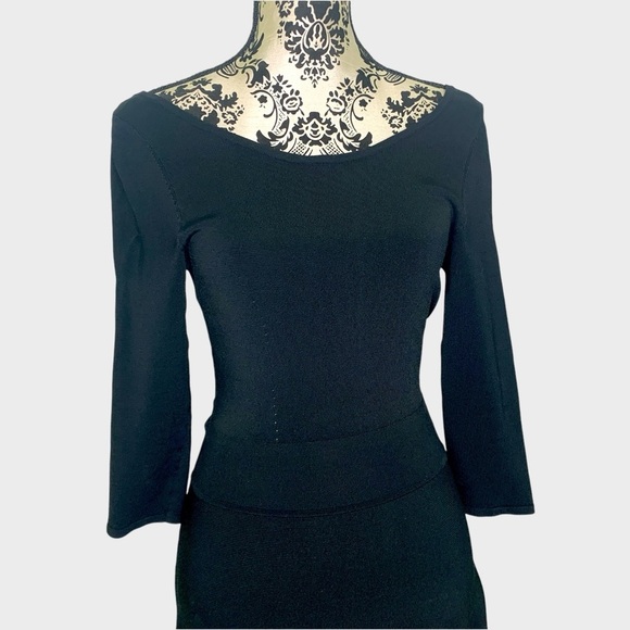 Guess Boat Neck Fit & Flare Sweater Dress - Picture 5 of 12